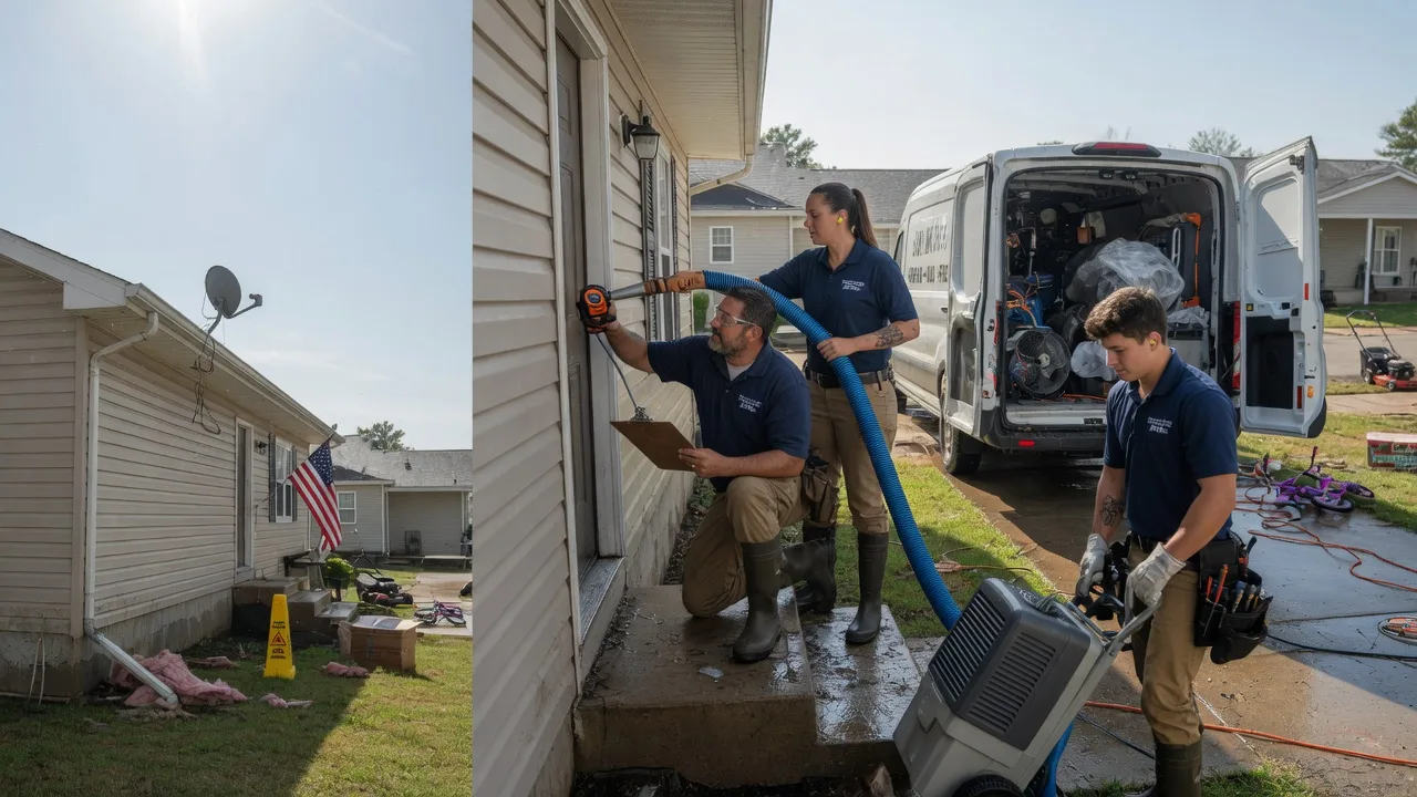 Ceiling Water Damage Restoration in Hendrix, OK near me